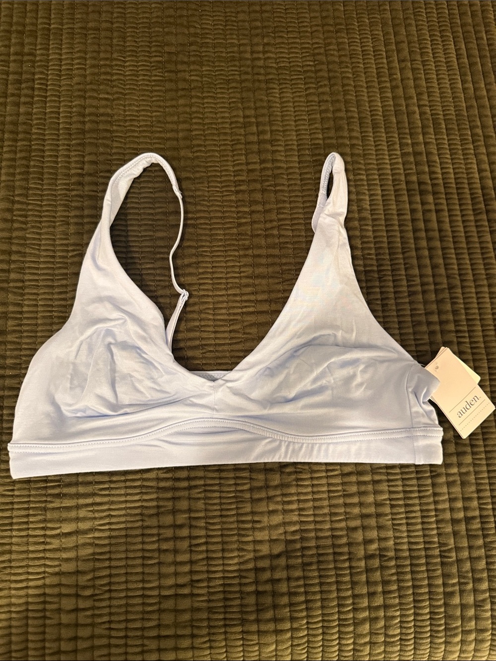 Auden Pale Blue Wireless Bralette - Soft Everyday Support